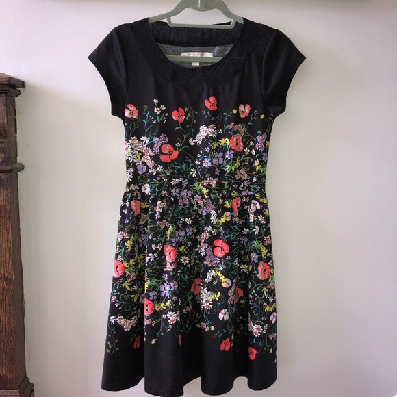 LC Lauren Conrad Dresses & Skirts - LC Lauren Conrad Black Floral Dress